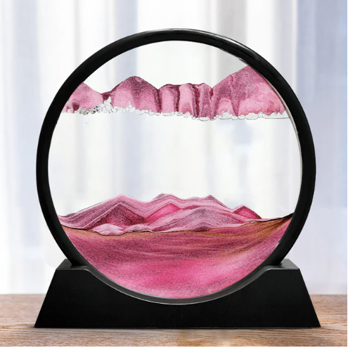 3D Hourglass Deep Sea Sandscape In Motion